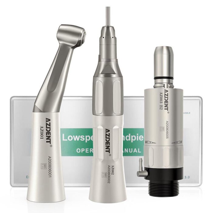 Low Speed Handpiece & Air Motor Set With External Water Spray 2/4 Hole - Image 4