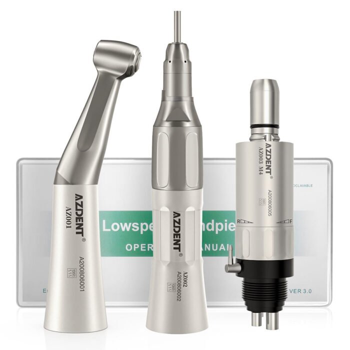 Low Speed Handpiece & Air Motor Set With External Water Spray 4 Hole - Image 2