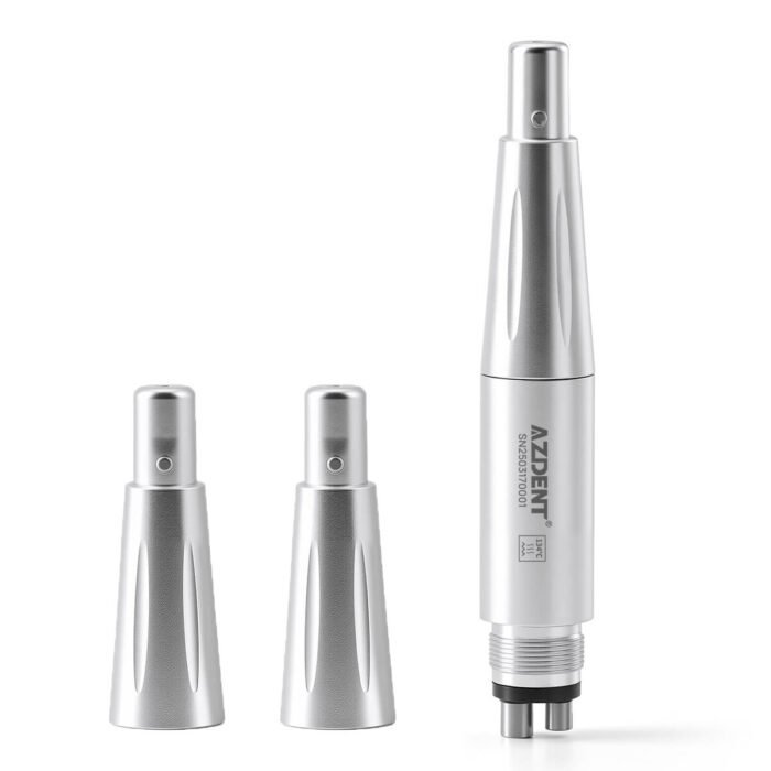 Dental Hygiene Prophy Handpiece Air Motor 4 Holes with 3 Nose Cones - Image 1