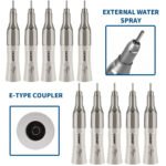 1:1 Low Speed Straight Nose Cone Handpiece With External Water Spray - Image 9