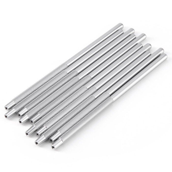 Dental Stainless Steel Mouth Mirror Handle 10Pcs/Set - Image 5