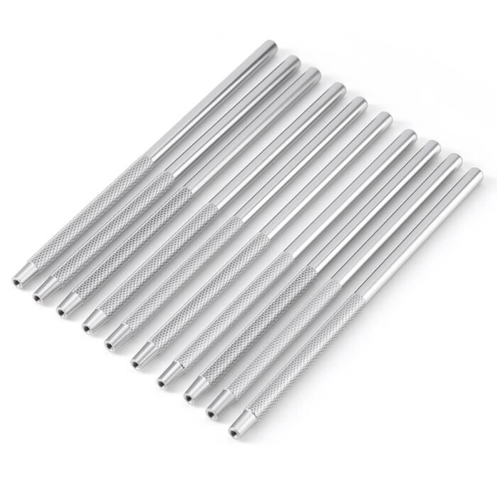 Dental Stainless Steel Mouth Mirror Handle 10Pcs/Set - Image 6