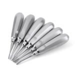 Dental Surgical Instrument Teeth Elevators Straight/Curved 6 Sizes - Image 2