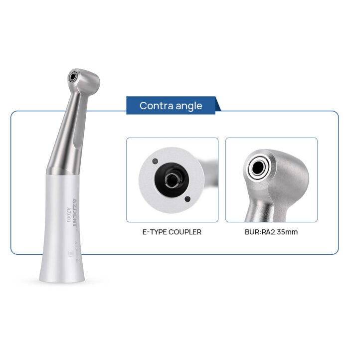 Dental Stainless Body Shadowless LED E-generator High and Low Speed Handpiece 2/4 Holes - Image 4