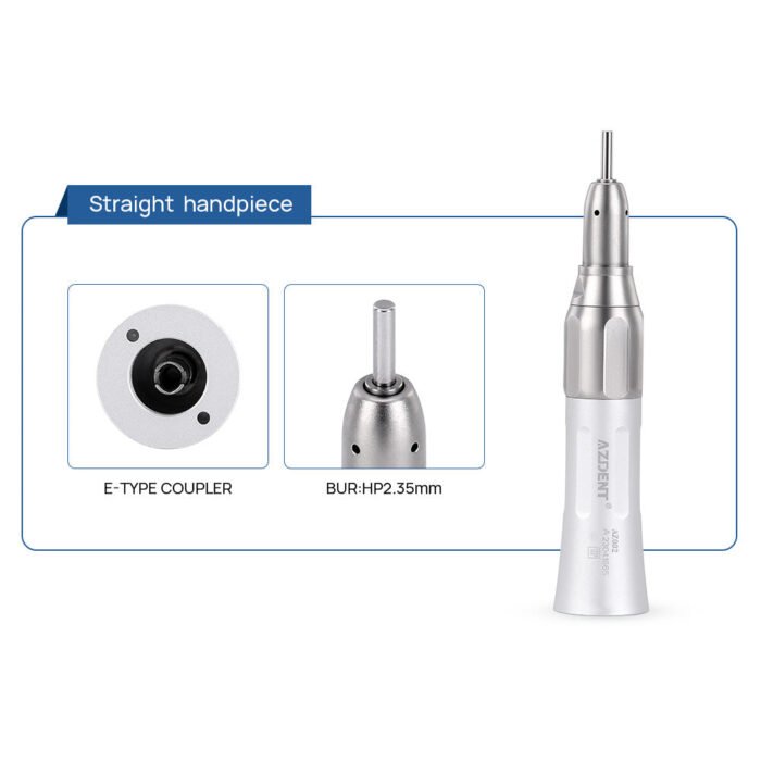 Dental Stainless Body Shadowless LED E-generator High and Low Speed Handpiece 2/4 Holes - Image 5