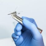 45 Degree Electric Contra Angle 1:4.2 Increasing Fiber Optic Handpiece External Water - Image 5