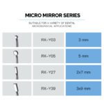 Dental Micro Mouth Mirror Sterilizable Reflector Odontoscope 4 Sizes - Image 4