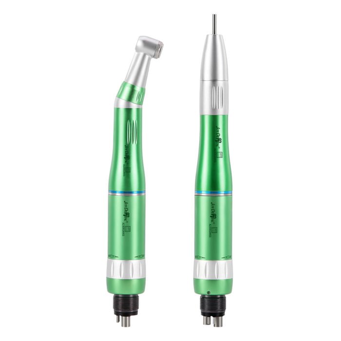 Dental Inner Water Low Speed Handpiece Contra Angle/ Air Motor/ Straight Handpiece Color Green 4 Hole - Image 2