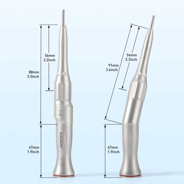 Dental 1:2 Increasing Surgical Osteotomy Straight /20° Contra Angle Handpiece - Image 4