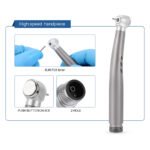 Dental High and Low Speed Handpiece Kit Stainless Body Shadowless LED E-generator 2/4 Holes - Image 10