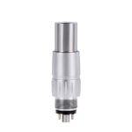 Dental LED Fiber Optic High Speed Handpiece Standard Head Push Button Three Water Spray or 6 Holes Quick Coupler - Image 8