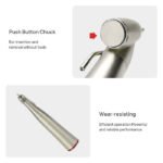 45 Degree Electric Contra Angle 1:4.2 Increasing Fiber Optic Handpiece External Water - Image 2