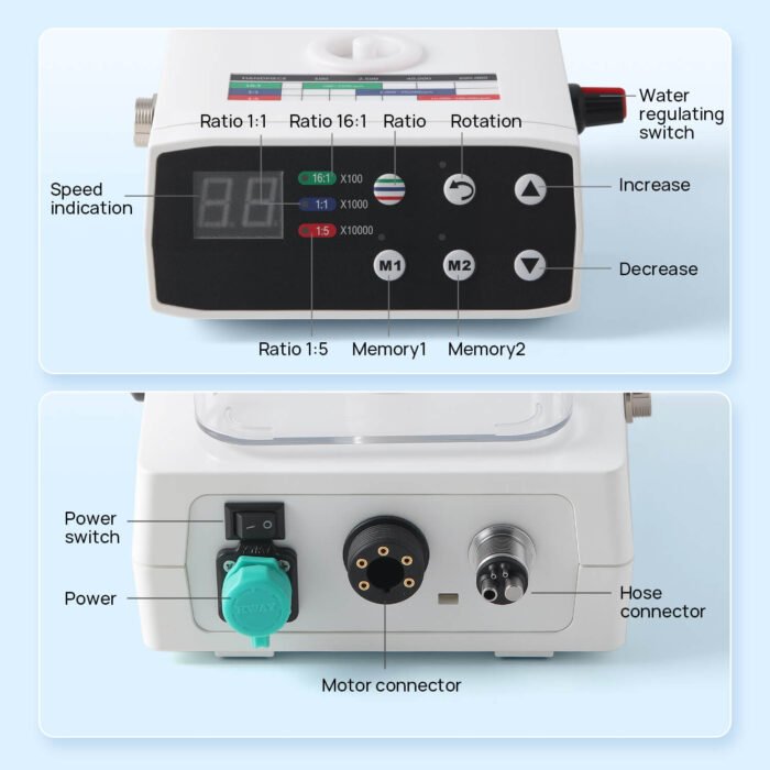 Dental LED Electric Motor System Brushless with Water Supply 4 Holes - Image 9