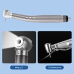 Dental High and Low Speed Handpiece Kit Stainless Body Shadowless LED E-generator 2/4 Holes - Image 4