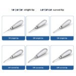 Dental Surgical Instrument Teeth Elevators Straight/Curved 6 Sizes - Image 5