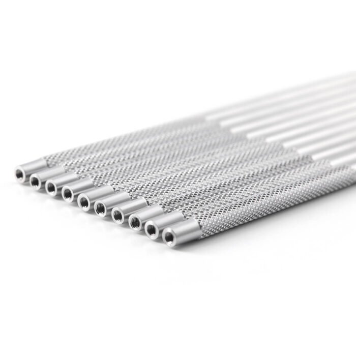 Dental Stainless Steel Mouth Mirror Handle 10Pcs/Set - Image 9