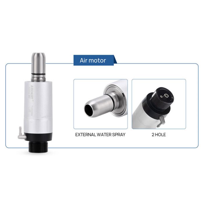 Dental High and Low Speed Handpiece Kit Stainless Body Shadowless LED E-generator 2/4 Holes - Image 11