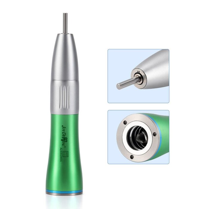 Dental Inner Water Low Speed Handpiece Contra Angle/ Air Motor/ Straight Handpiece Color Green 4 Hole - Image 5