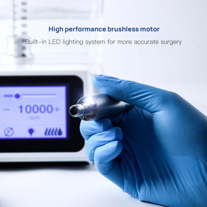 Dental LED Electric Brushless Surgery Motor System Touch Screen with Water Supply - Image 10