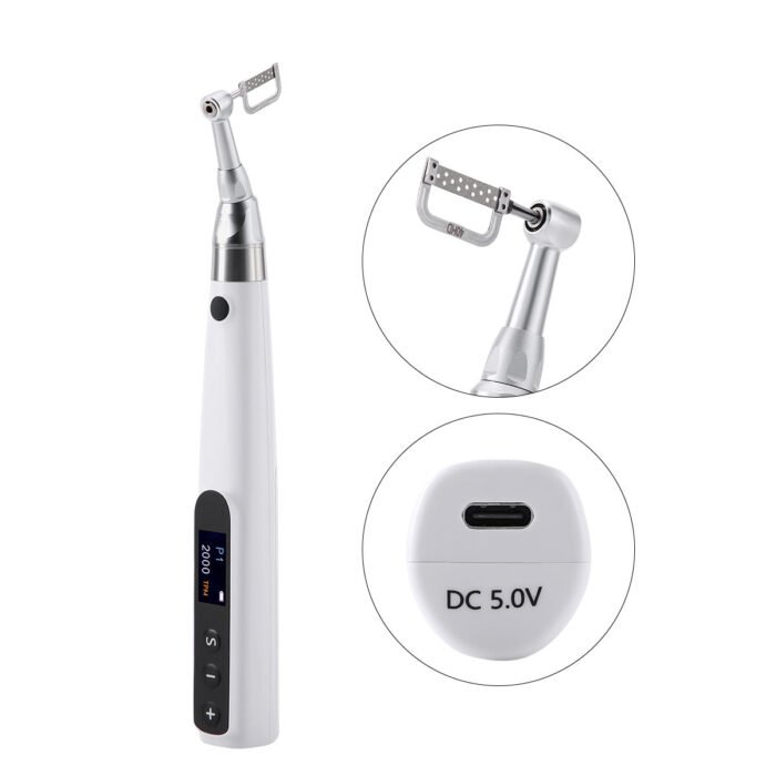 Dental Wireless Electric Orthodontic Handpiece Interproximal System Prophy Motor & 5pcs Strips - Image 5