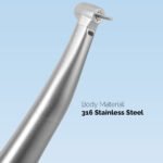 Dental Mini 1:5 Fiber Optic Increasing Electric Contra Angle Handpiece / Mini Fiber Optic Air Motor 6 Hole - Image 12