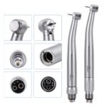 Dental LED Fiber Optic High Speed Handpiece Standard Head Push Button Three Water Spray / 4 or 6 Holes Quick Coupler - Image 2