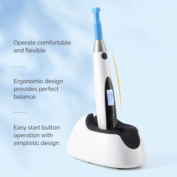 Dental Cordless Brushless Hygiene Prophy Handpiece 10 Speed Settings Prophy Angle 360° Rotating - Image 10
