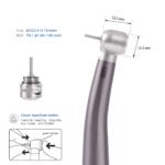 Dental E-generator LED High Speed Handpiece with Quick Coupler 4 Holes - Image 6
