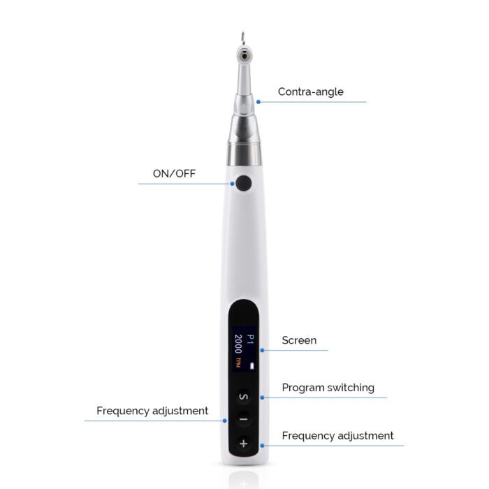 Dental Wireless Electric Orthodontic Handpiece Interproximal System Prophy Motor & 5pcs Strips - Image 3