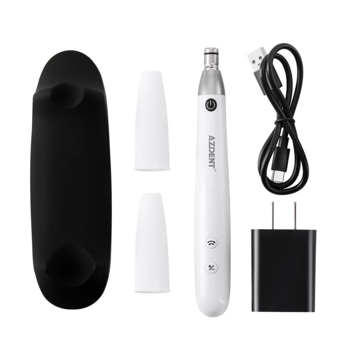 Dental Cordless Hygiene Prophy Handpiece 2 Speed Settings Prophy Angle 360° Rotating - Image 2