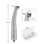 Dental LED Fiber Optic High Speed Handpiece Standard Head Push Button Three Water Spray or 6 Holes Quick Coupler - Image 3