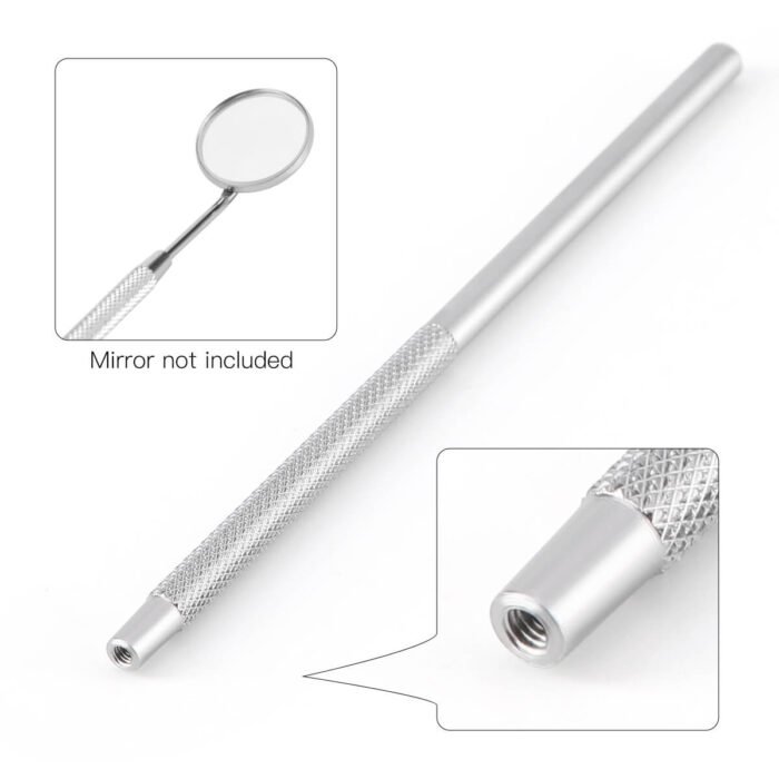 Dental Stainless Steel Mouth Mirror Handle 10Pcs/Set - Image 4