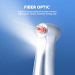 Dental Mini 4:1 Contra Angle Fiber Optic Low Speed Handpiece / Mini Fiber Optic Air Motor 6 Hole - Image 10