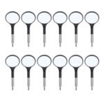 Dental Ultra Clear Mouth Mirror Colorful Plastic/Metal Mirror Heads & Handle - Image 13