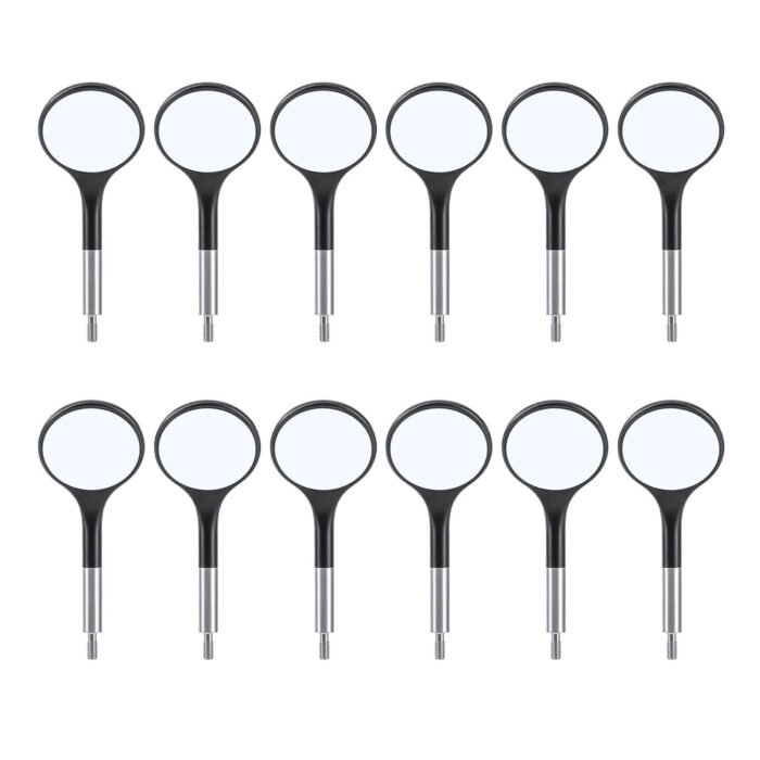Dental Ultra Clear Mouth Mirror Colorful Plastic/Metal Mirror Heads & Handle - Image 13