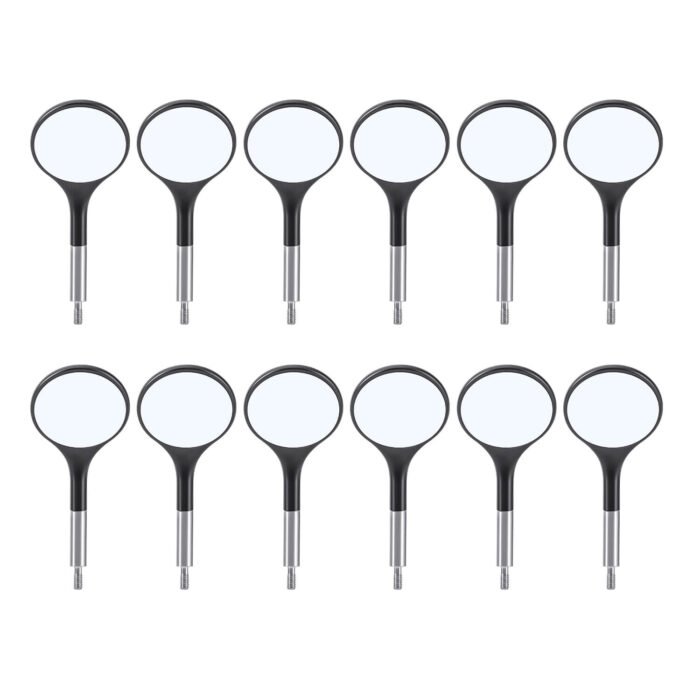 Dental Ultra Clear Mouth Mirror Colorful Plastic/Metal Mirror Heads & Handle - Image 14