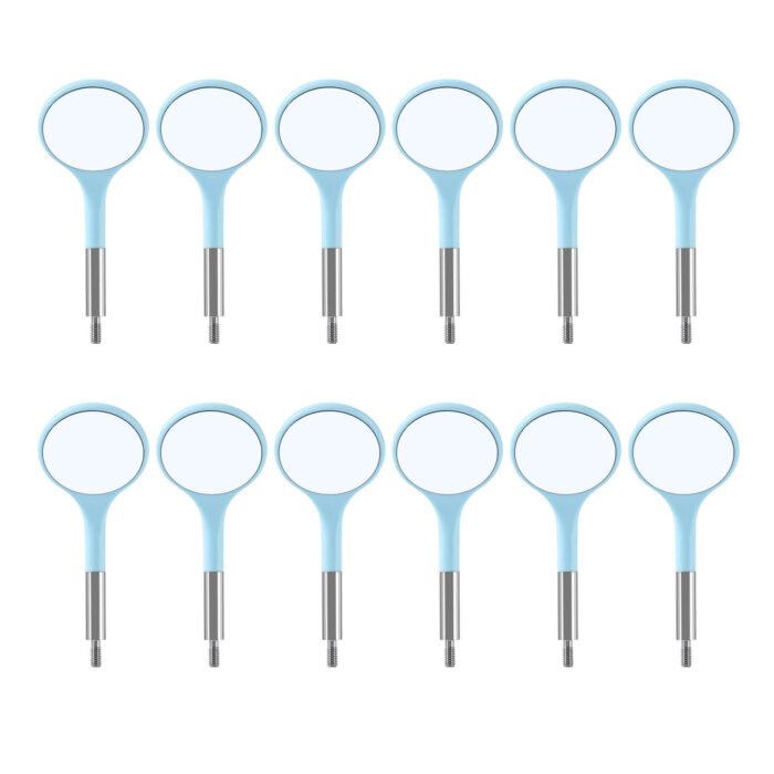 Dental Ultra Clear Mouth Mirror Colorful Plastic/Metal Mirror Heads & Handle - Image 15
