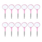 Dental Ultra Clear Mouth Mirror Colorful Plastic/Metal Mirror Heads & Handle - Image 19