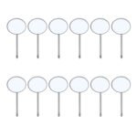 Dental Ultra Clear Mouth Mirror Colorful Plastic/Metal Mirror Heads & Handle - Image 21