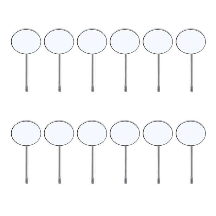 Dental Ultra Clear Mouth Mirror Colorful Plastic/Metal Mirror Heads & Handle - Image 21