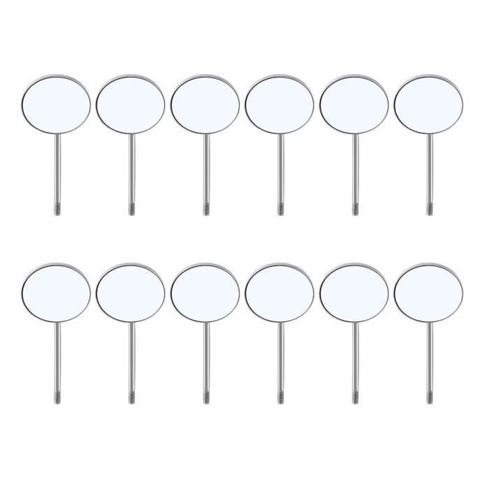 Dental Ultra Clear Mouth Mirror Colorful Plastic/Metal Mirror Heads & Handle - Image 22