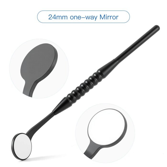 Dental Ultra Clear Mouth Mirror Imaging Sterilizable 22/24mm for Implantology and Surgery - Image 12