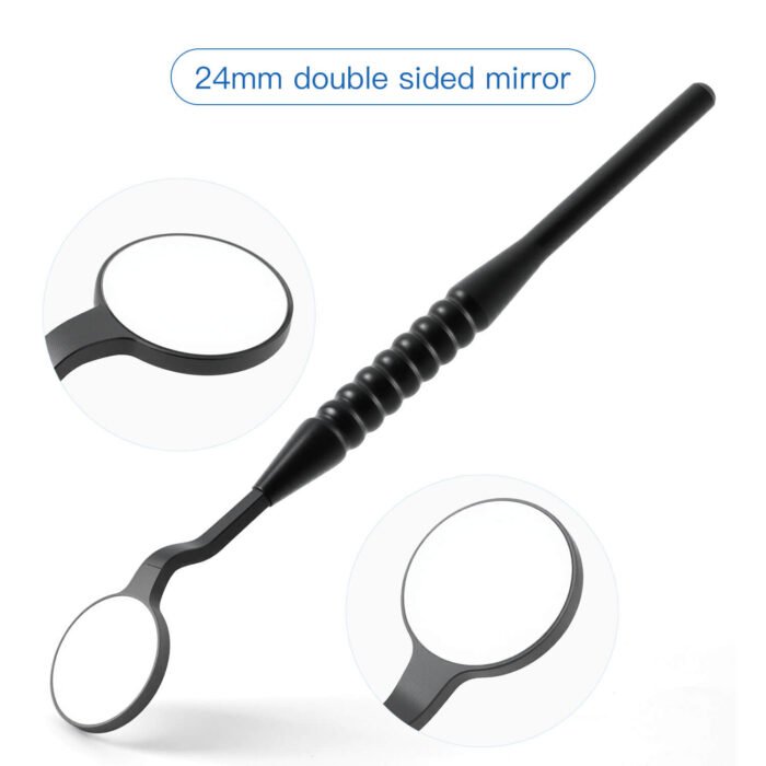 Dental Ultra Clear Mouth Mirror Imaging Sterilizable 22/24mm for Implantology and Surgery - Image 13