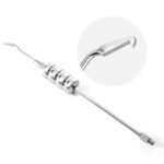Dental Stainless Steel Manual Crown Remover Kit with 3 Attachments Tips - Image 7