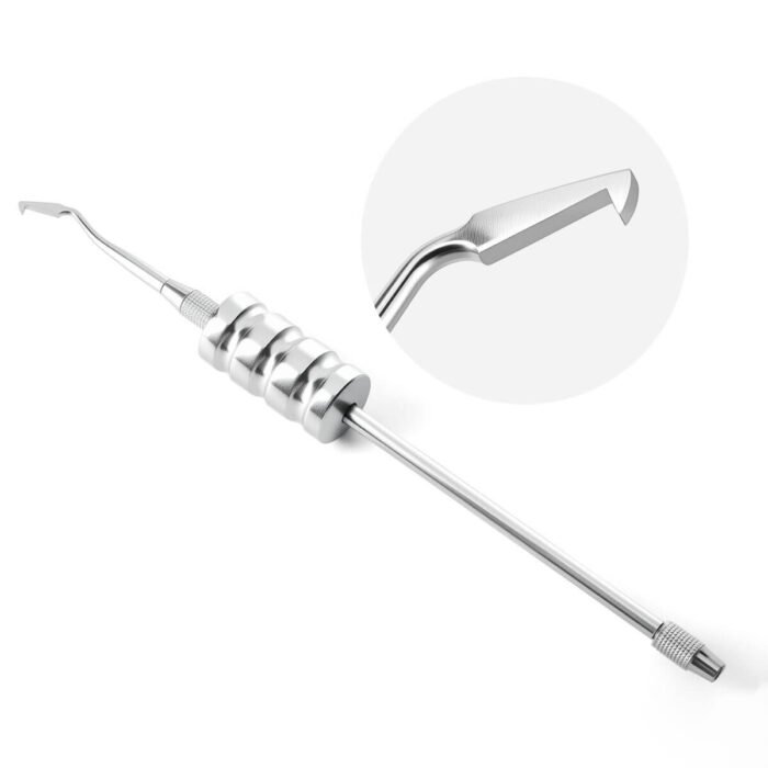 Dental Stainless Steel Manual Crown Remover Kit with 3 Attachments Tips - Image 7