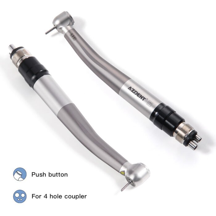 Dental E-generator LED High Speed Handpiece with Quick Coupler 4 Holes - Image 8