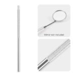 Dental Stainless Steel Mouth Mirror Handle 10Pcs/Set - Image 3
