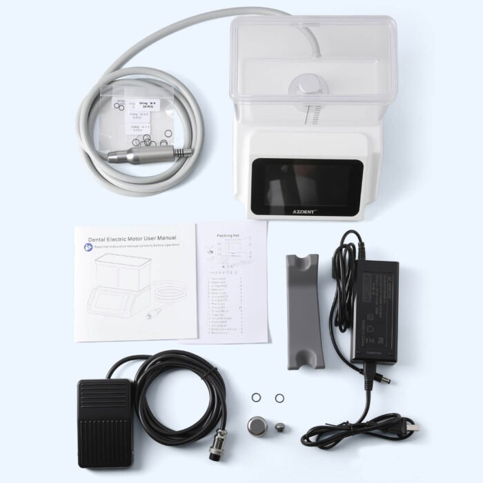Dental LED Electric Brushless Surgery Motor System Touch Screen with Water Supply - Image 2