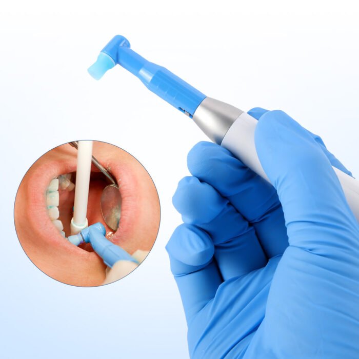 Dental Cordless Hygiene Prophy Handpiece 2 Speed Settings Prophy Angle 360° Rotating - Image 7