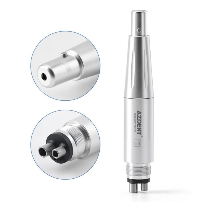 Dental Hygiene Prophy Handpiece Air Motor 4 Holes with 3 Nose Cones - Image 4